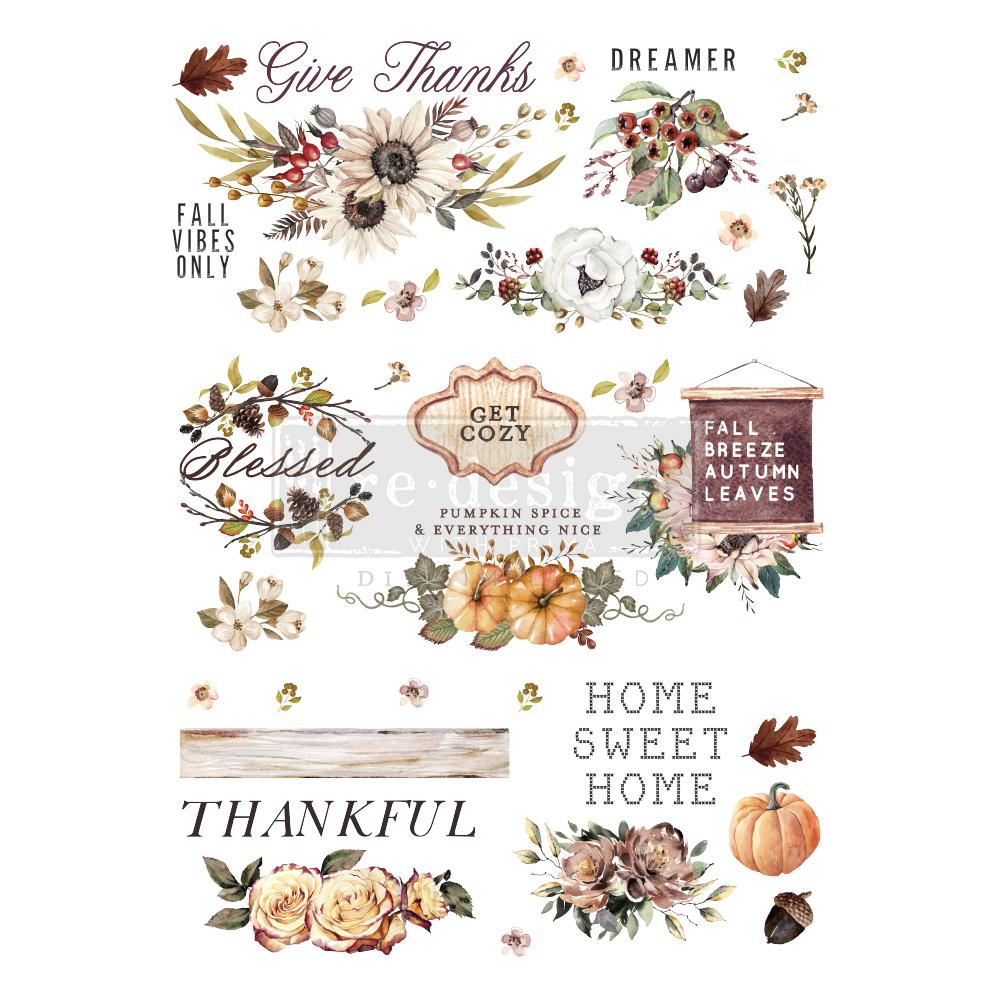 Redesign Decor Transfer - Thankful Autumn