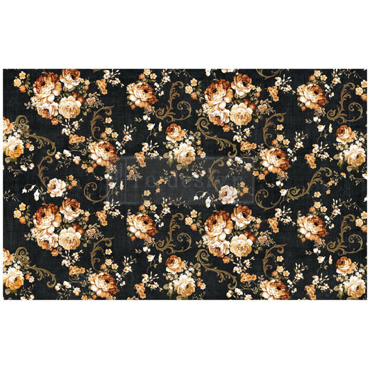 Tissue Paper - Dark Floral