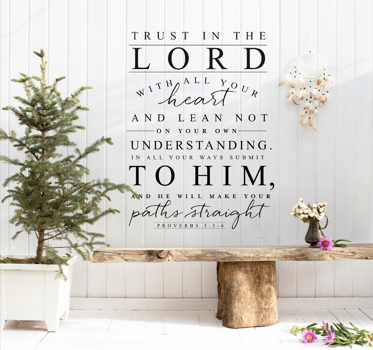 Redesign Decor Transfer - Trust In The Lord