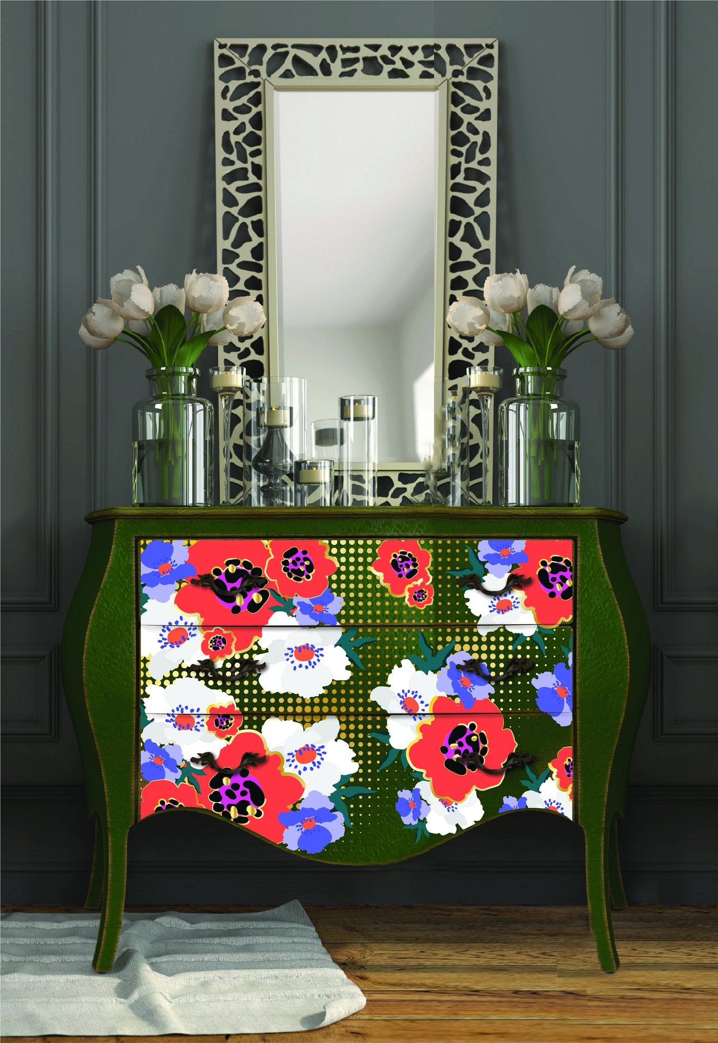 DECOUPAGE DECOR TISSUE PAPER – CeCe ReStyled - Modernist Floral