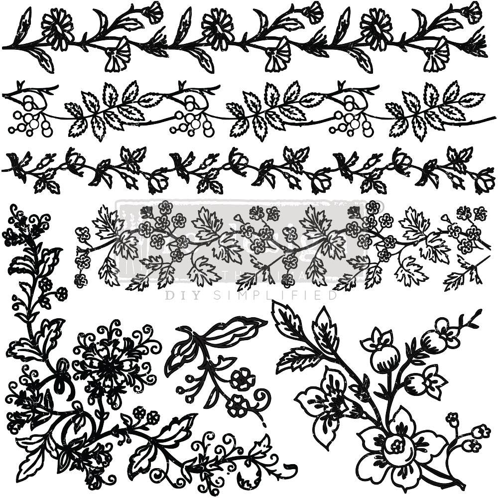 Redesign Decor Clear-Cling Stamps - Bold Branches